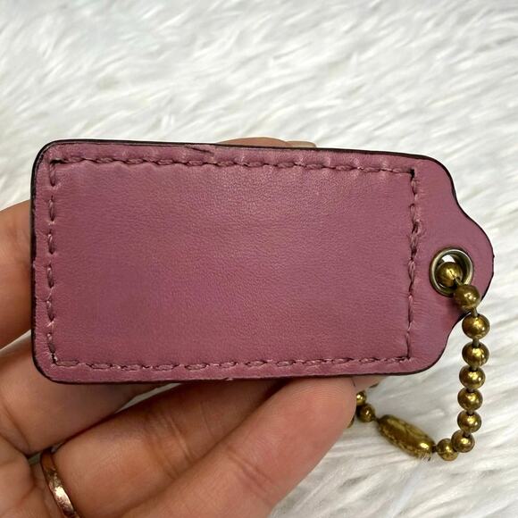 2" COACH Fob Bag Charm Hang tag Hangtag - Picture 2 of 2